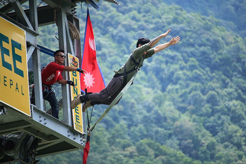 Bungee Jumping Nepal | Trailblazers Nepal bungee jumping nepal