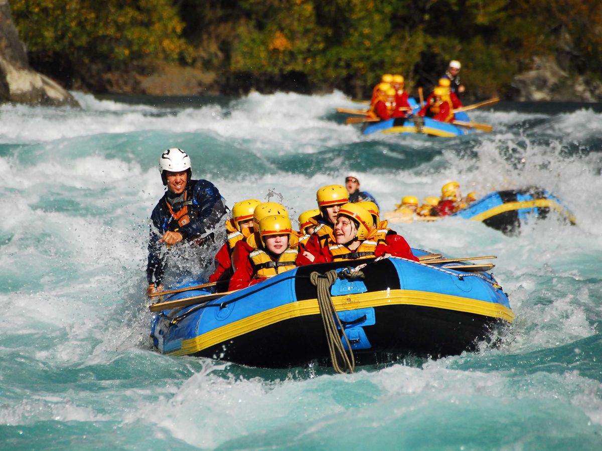 River Rafting Nepal | Trailblazers Nepal travelers enjoying rafting adventure