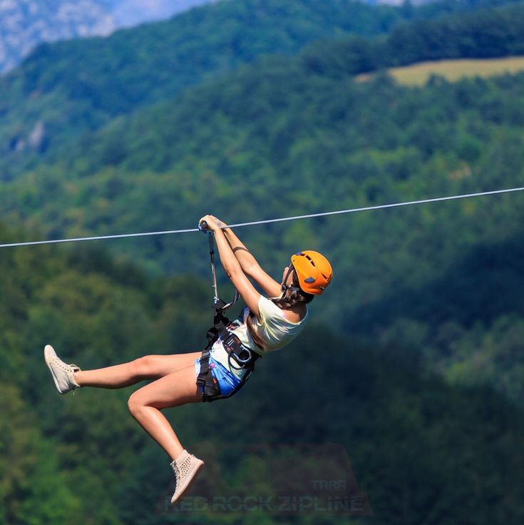 ZipLine Adventure Nepal | Trailblazers Nepal travelers enjoying zipline with beautiful view
